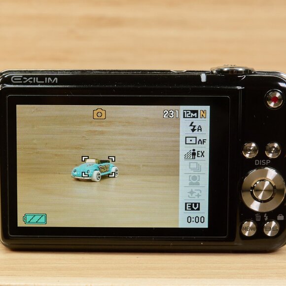 Casio Exilim EX‑S12 12.1  MP Digital Camera – Tested & Working (Black) - Picture 4 of 8